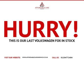 VOLKSWAGEN FOX 1.2 6V Hatchback 3dr Petrol Manual Euro 4 (55 ps)
