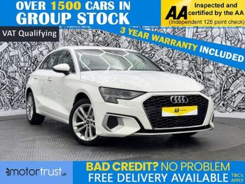 Audi A3 1.0 TFSI 30 Sport Sportback 5dr Petrol Manual Euro 6 (s/s) (110 