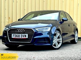 Audi A3 1.5 TFSI CoD 35 S line Saloon 4dr Petrol S Tronic Euro 6 (s/s) (