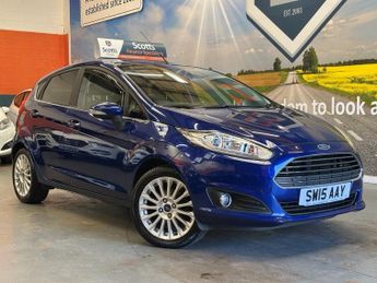Ford Fiesta 1.0T EcoBoost Titanium Hatchback 5 Door Petrol Manual Blue Euro 