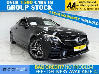 Mercedes C Class 1.5 C200 MHEV AMG Line (Premium) Coupe 2dr Petrol G-Tronic+ Euro