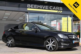 Mercedes C Class 1.6 C180 BlueEfficiency AMG Sport Coupe 2dr Petrol G-Tronic+ Eur
