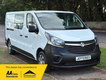Vauxhall Vivaro 1.6 CDTi 2900 BiTurbo ecoFLEX Crew Van Double Cab 5dr Diesel Man
