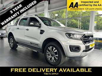 FORD RANGER F/S/H! 2.0 EcoBlue Wildtrak Pickup Double Cab 4dr Diesel Auto 4W