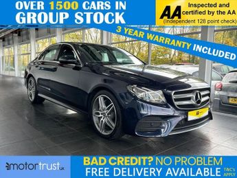 Mercedes E Class 2.0 E220d AMG Line (Premium) Saloon 4dr Diesel G-Tronic+ Euro 6 