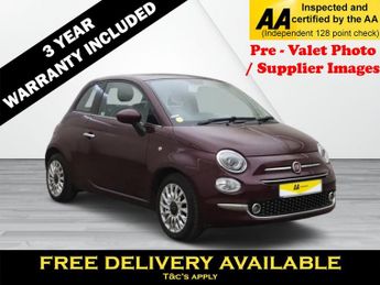 Fiat 500 1.2 Lounge Hatchback 3dr Petrol Manual Euro 6 (s/s) (69 bhp) 1 F