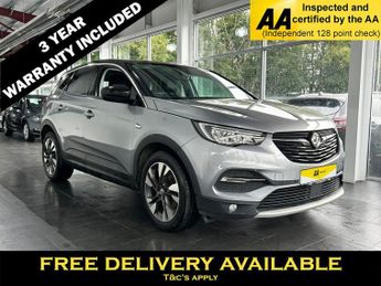 Vauxhall Grandland 1.2 Turbo SRi Nav SUV 5dr Petrol Manual Euro 6 (s/s) (130 ps)  E