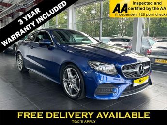 Mercedes E Class 2.0 E220d AMG Line (Premium) Coupe 2dr Diesel G-Tronic+ Euro 6 (