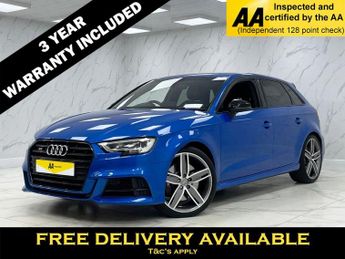 Audi S3 2.0 TFSI Black Edition Sportback 5dr Petrol S Tronic quattro Eur