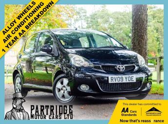 Toyota AYGO 1.0 VVT-i Black Hatchback 5dr Petrol Manual Euro 4 (AC) (67 bhp)