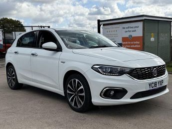 Fiat Tipo 1.4 MPI Lounge Hatchback 5 Door Petrol Manual White Euro 6 1 For