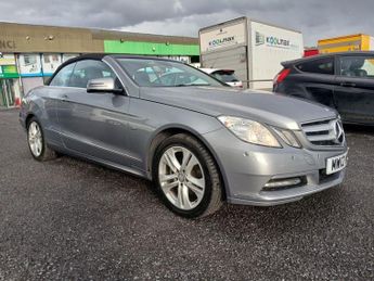 Mercedes E Class 2.1 E220 CDI BlueEfficiency SE Cabriolet 2dr Diesel Manual Euro 