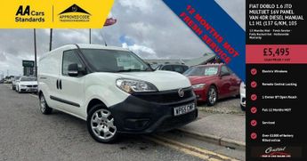 Fiat Doblo 1.6 JTD MultiJet 16v Panel Van 4dr Diesel Manual L1 H1 (137 g/km