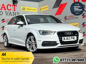 Audi A3 2.0 TDI S line Sportback 5dr Diesel Manual Euro 6 (s/s) (184 ps)