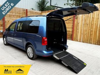 Volkswagen Caddy 5 Seat Petrol Wheelchair Accessible Disabled Access Vehicle WAV