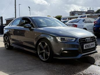 Audi A3 2.0 TDI S line Saloon 4 Door Diesel Manual Quattro Grey Euro 6 1