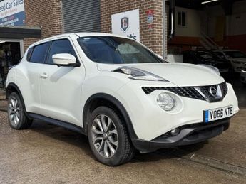 Nissan Juke 1.2 DIG-T Tekna SUV 5 Door Petrol Manual White Euro 6 