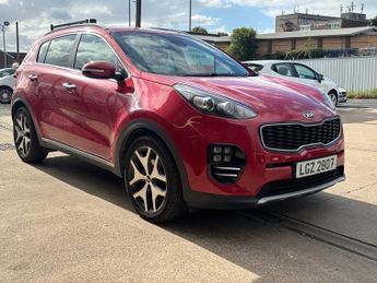 KIA SPORTAGE 1.7 CRDi GT-Line SUV 5 Door Diesel Automatic Red DCT Euro 6 1 Ow