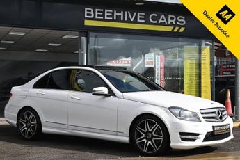 MERCEDES-BENZ C-CLASS 2.1 C220 CDI BlueEfficiency AMG Sport Plus Saloon 4dr Diesel G-T