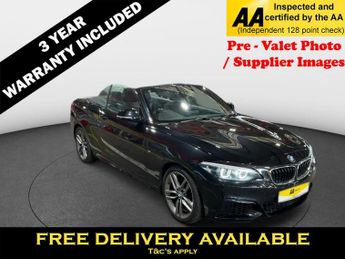 BMW 218 1.5 218i M Sport Convertible 2dr Petrol Auto Euro 6 (s/s) (136 p