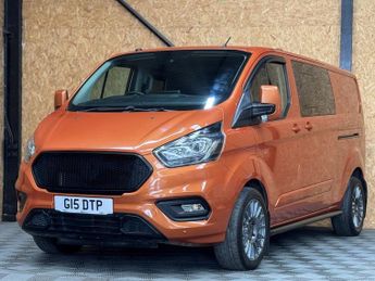FORD TRANSIT CUSTOM 2.0 320 EcoBlue Limited Crew Van Double Cab 5dr Diesel Auto L2 H