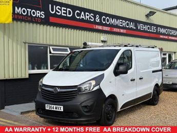 Vauxhall Vivaro 1.6 CDTi 2900 ecoFLEX Panel Van 5dr Diesel Manual L1 H1 Euro 5 (