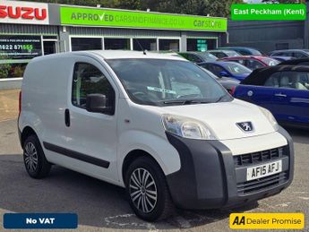 Peugeot Bipper 1.3 HDi Professional Panel Van in white, 86,200 miles, 5-speed m