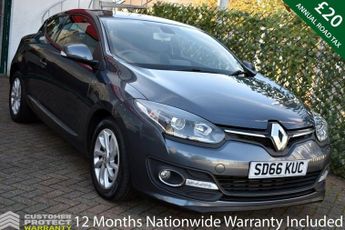 Renault Megane 1.5dCi DYNAMIQUE NAV 3 DOOR COUPE 6-SPEED 108 BHP (EURO 6)
