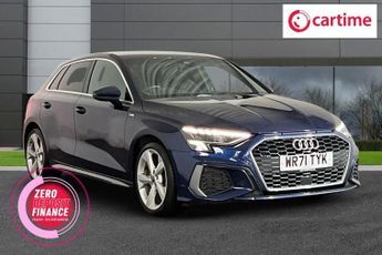Audi A3 1.0 TFSI 30 S line Sportback 5dr Petrol Manual Euro 6 (s/s) (110