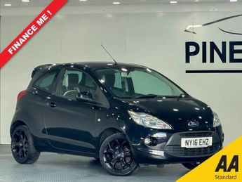 Ford Ka 1.2 Zetec Black Edition Hatchback 3dr Petrol Manual Euro 6 (s/s)