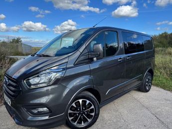 FORD TRANSIT CUSTOM 2.0 320 EcoBlue Sport Crew Van Double Cab 5dr Diesel Auto L1 H1