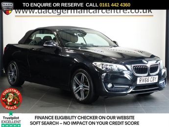 BMW 218 1.5 218i Sport Convertible 2dr Petrol Manual Euro 6 (s/s) (136 p