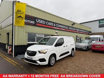 Vauxhall Combo 1.5 Turbo D 2300 Sportive Panel Van 4dr Diesel Manual L2 H1 Euro