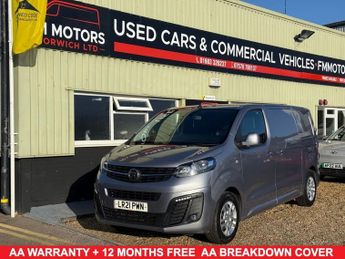 Vauxhall Vivaro 1.5 Turbo D 2700 Sportive Panel Van 5dr Diesel Manual L1 H1 Euro