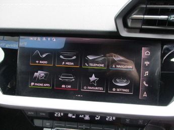 AUDI A3 1.5 TFSI 35 S line Sportback 5dr Petrol S Tronic Euro 6 (s/s) (1