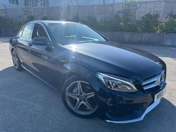 MERCEDES-BENZ C-CLASS 2.1 C220d AMG Line Saloon 4dr Diesel G-Tronic+ Euro 6-2 OWNER CA