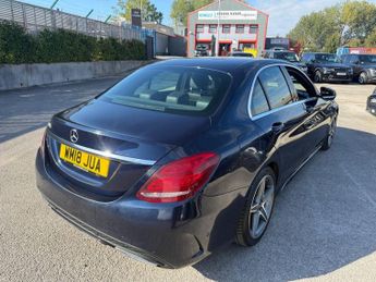 MERCEDES-BENZ C-CLASS 2.1 C220d AMG Line Saloon 4dr Diesel G-Tronic+ Euro 6-2 OWNER CA