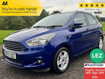 Ford Ka 1.2 Ti-VCT Zetec Hatchback 5dr Petrol Manual Euro 6 (85 ps)