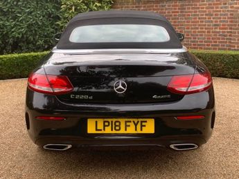 MERCEDES-BENZ C-CLASS 2.1 C220d AMG Line Cabriolet 2dr Diesel G-Tronic+ 4MATIC Euro 6 