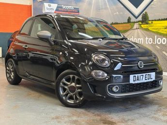 Fiat 500 1.2 S Hatchback 3 Door Petrol Manual Black Euro 6 