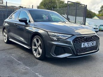 Audi A3 1.5 TFSI 35 S line Saloon 4 Door Petrol Automatic Grey S Tronic 