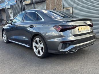 AUDI A3 1.5 TFSI 35 S line Saloon 4 Door Petrol Automatic Grey S Tronic 