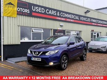 Nissan Qashqai 1.5 dCi n-tec SUV 5dr Diesel Manual 2WD Euro 6 (s/s) (110 ps)