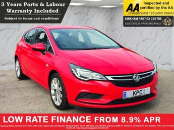 Vauxhall Astra 1.4i Turbo Design Hatchback 5dr Petrol Manual Euro 6 (125 ps) **