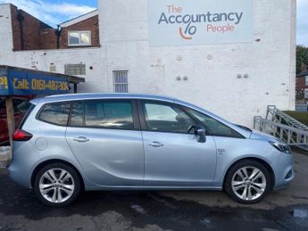 VAUXHALL ZAFIRA TOURER 1.4i Turbo SRi Nav MPV 5dr Petrol Manual Euro 6 (140 ps)