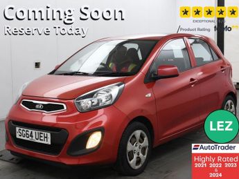 Kia Picanto 1.0 1 Hatchback 5dr Petrol Manual Euro 5 (68 bhp)