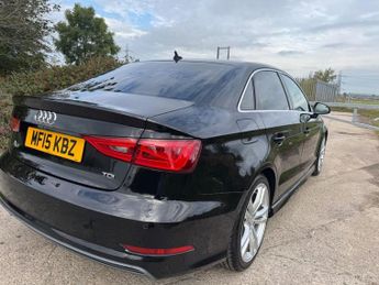 AUDI A3 2.0 TDI S line Saloon 4dr Diesel S Tronic Euro 6 (s/s) (150 ps)