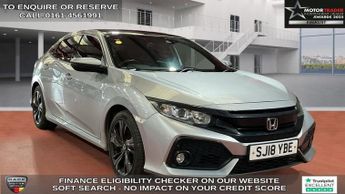 Honda Civic 1.0 VTEC Turbo EX Hatchback 5dr Petrol Manual Euro 6 (s/s) (129 