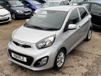 KIA PICANTO 1.25 2 Hatchback 5dr Petrol Auto Euro 5 (84 bhp)