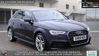 Audi A3 1.0 TFSI 30 S line Sportback 5dr Petrol Manual Euro 6 (s/s) (116
